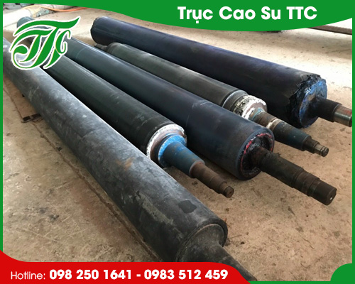 Trục cao su in Flexo